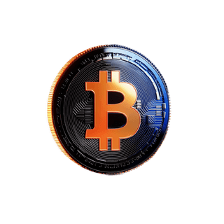Analytics data card floating with crypto market visualization